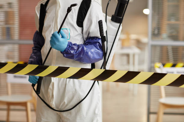 Professional Trauma Scene Cleanup technician working in Hopkins, MI